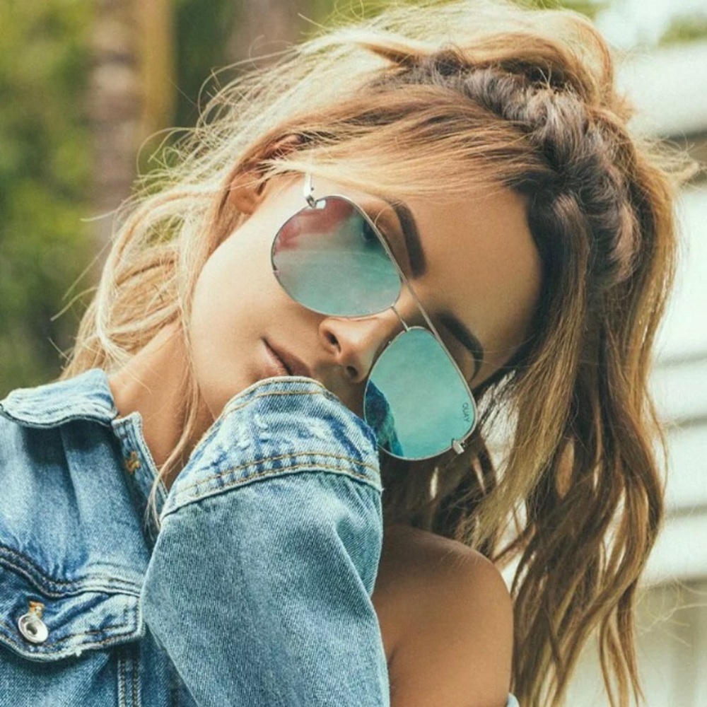 Quay - silver desi Perkins aviators